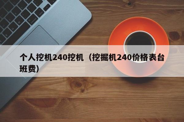 个人挖机240挖机(挖掘机240价格表台班费)