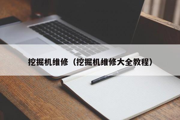 挖掘机维修(挖掘机维修大全教程)