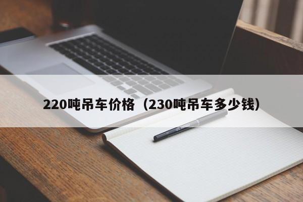 220吨吊车价格(230吨吊车多少钱)